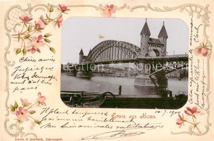 Bonn Rhein Neue Rheinbruecke