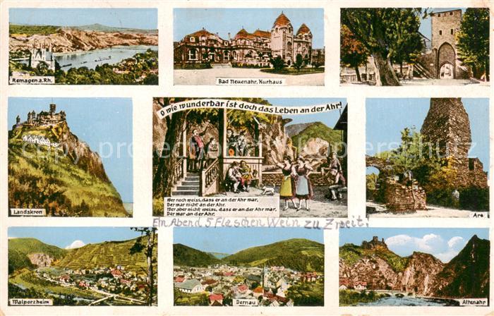 Bad Neuenahr-Ahrweiler Remagen Kurhaus Landskron Are Walporzheim Dernau Altenahr