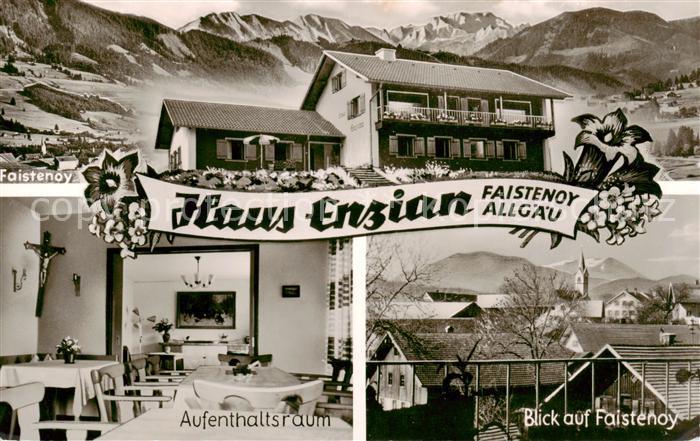 Faistenoy Haus Enzian Gastraum Ortsansicht