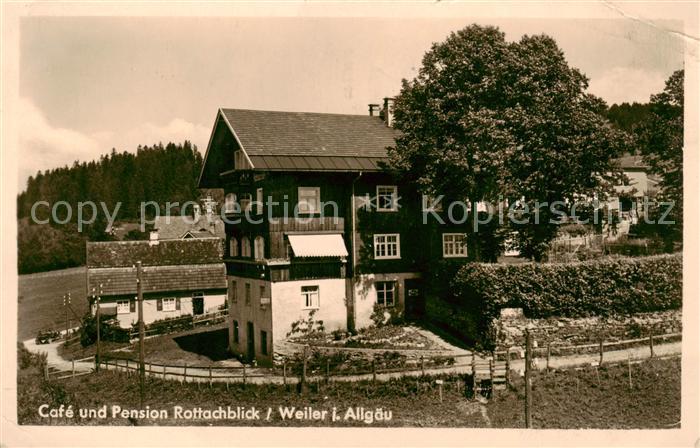 Weiler Allgaeu Cafe Pension Rottachblick