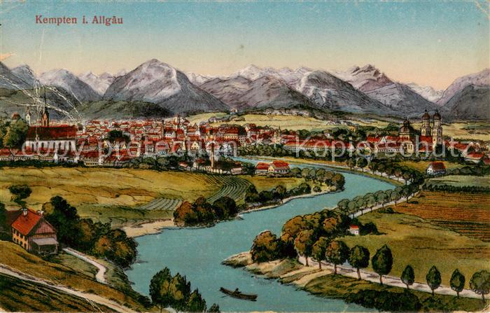 Kempten Allgaeu Panorama