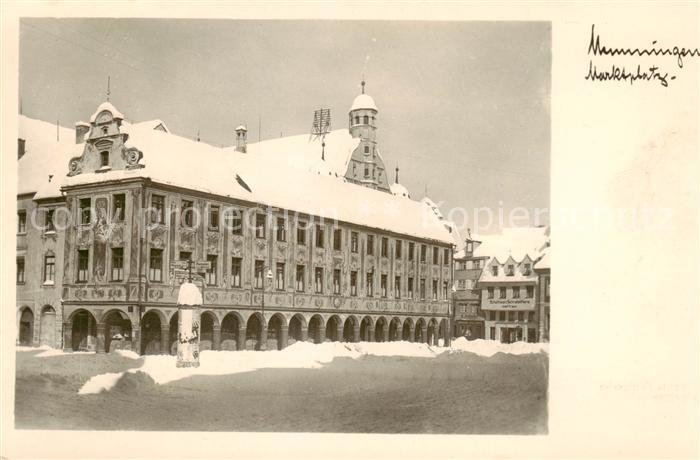 Memmingen Bayern Marktplatz