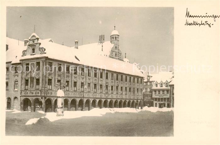 Memmingen Bayern Marktplatz