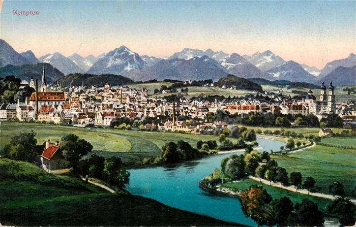 Kempten Allgaeu Panorama