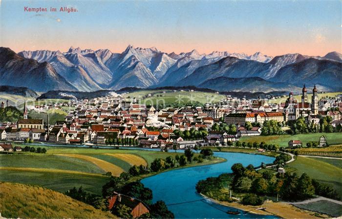 Kempten Allgaeu Panorama