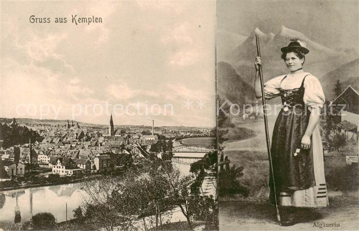 Kempten Allgaeu Panorama Allgaeuerin