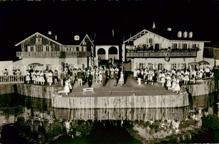 Koblenz  Rhein Operette auf dem Rhein Im Weissen Roessl