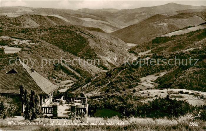 Steinerberghuette Kesseling Rheinland-Pfalz Panorama mit Hoher Acht