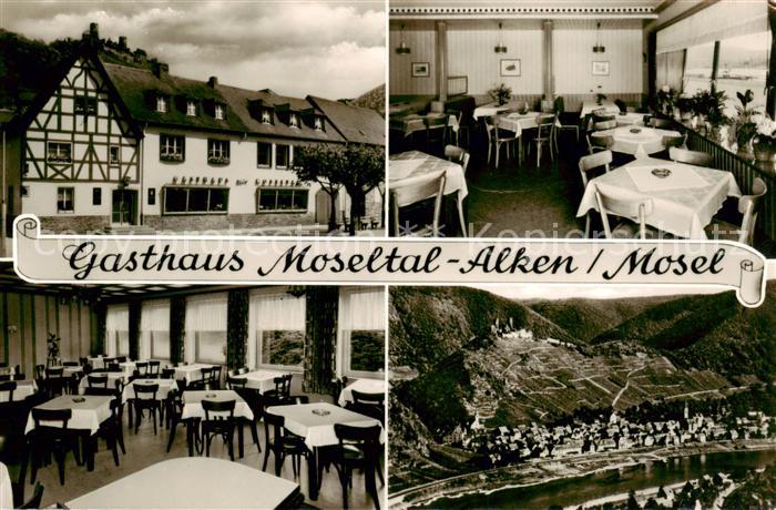 Alken Koblenz Gasthaus Moseltal Gastraeume Fliegeraufnahme