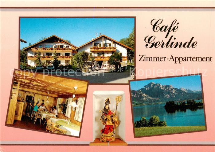 Waltenhofen Schwangau Cafe Gerlinde Gaststube Panorama