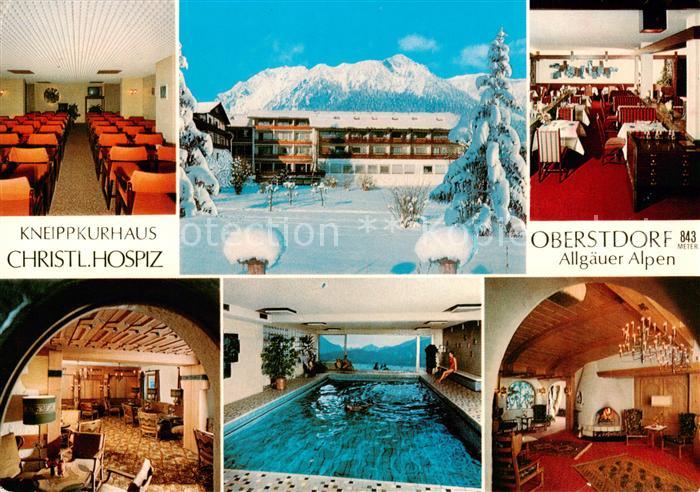 Oberstdorf Kneippkurhaus Christl Hospiz Gastraeume Hallenbad
