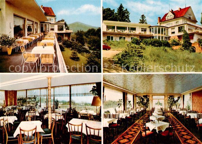 Margarethenhoehe Koenigswinter Hotel Restaurant Berghof Terrasse Gastraeume