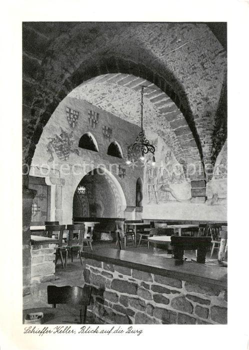 TRIER  CITY Schieffer Keller Blick auf die Burg
