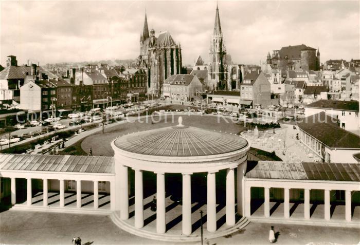 Bad Aachen Elisenbrunnen und Dom