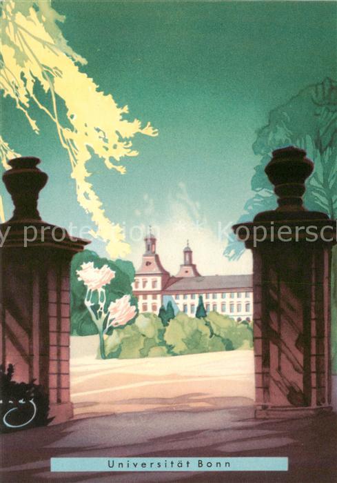 Bonn Rhein Universitaet Kuenstlerkarte