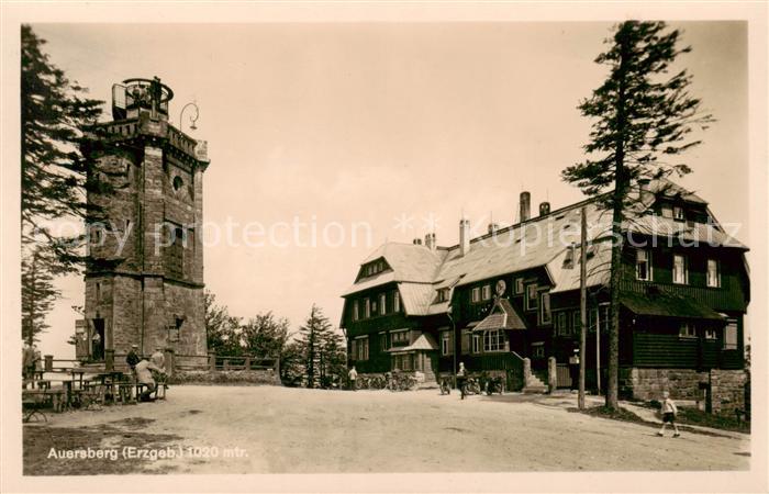 Auersberg Wildenthal Erzgebirgskreis Gaststaette Aussichtsturm