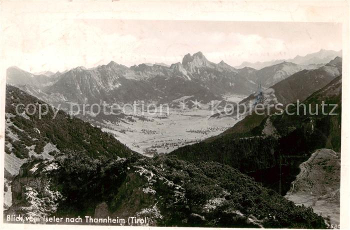 Thannheim Tannheim Tirol AT Blick vom Iseler