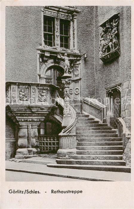 Goerlitz Niederschlesien Zgorzelec PL Rathaustreppe