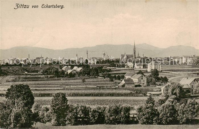 Zittau Blick vom Eckartsberg