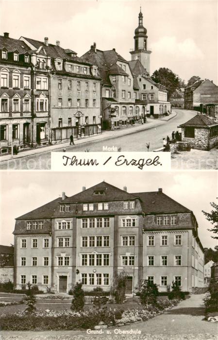 Thum Erzgebirge Markt Grund und Oberschule