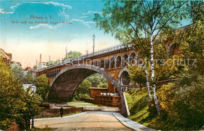 Plauen  Vogtland Friedrich August Bruecke