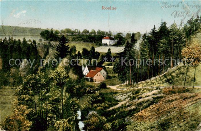 Freiberg  Sachsen Muldental mit Rosinhaeuschen