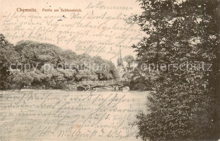 CHEMNITZ Sachsen Partie am Schlossteich