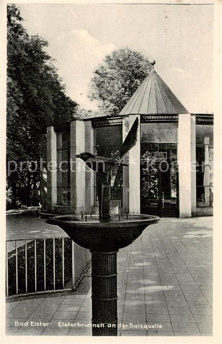 Bad Elster Elsterbrunnen an der Salzquelle