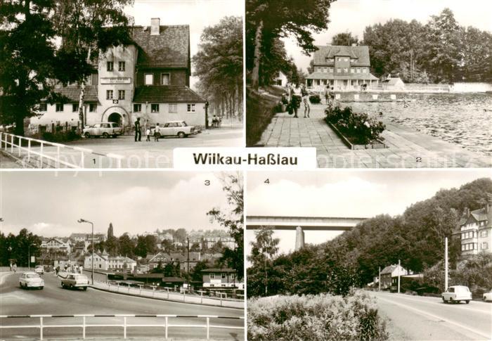 Wilkau-Hasslau Jugendherberge Freibad Ernst Thaelmann Bruecke Autobahnbruecke