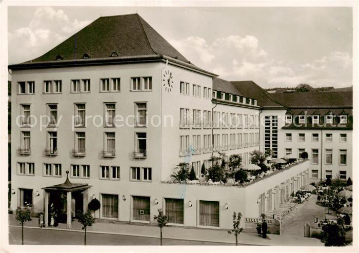 Oberschlema Erzgebirge Radiumbad Kurhaus mit Kurhotel