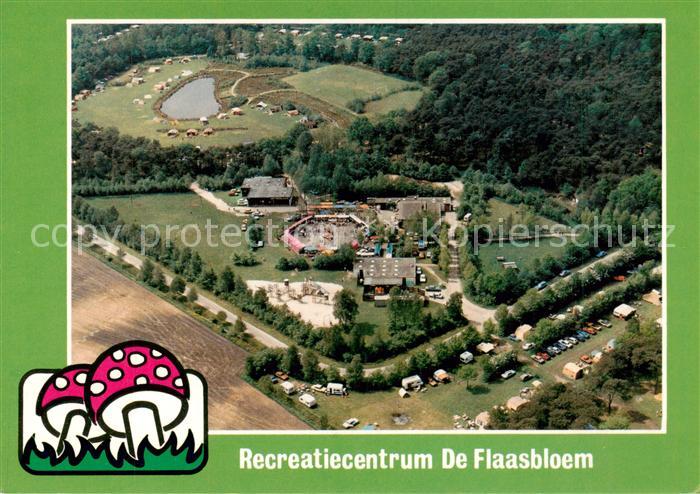 Chaam NL Recreatiecentrum De Flaasbloem Fliegeraufnahme