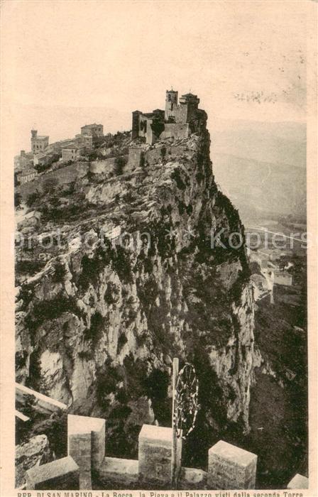 San Marino Repubblica La Rocca La Pieve e il Palazzo vesti della seconda Torre