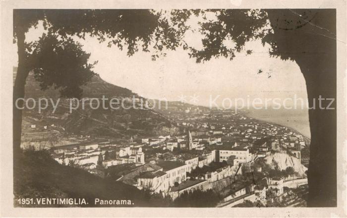 Ventimiglia Vintimille Liguria IT Panorama
