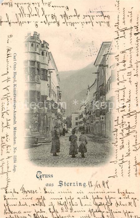 Sterzing Vipiteno Suedtirol IT Strassenpartie