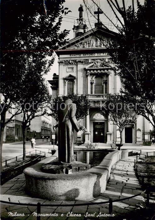 Milano Mailand IT Monumento e Chiesa Sant’ Antonio