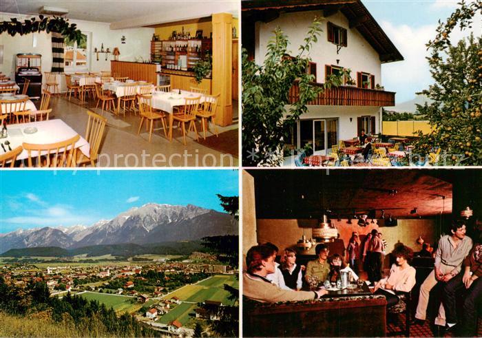 Wattens Gasthof Pension Frischmann Gaststube Panorama Terrasse