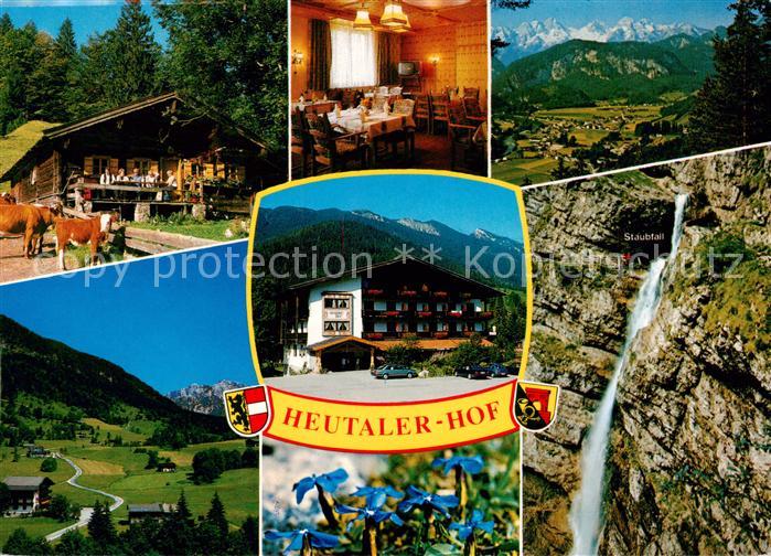 Heutal Unken Gasthof Pension Heutaler Hof Panorama Gaststube Staubfall