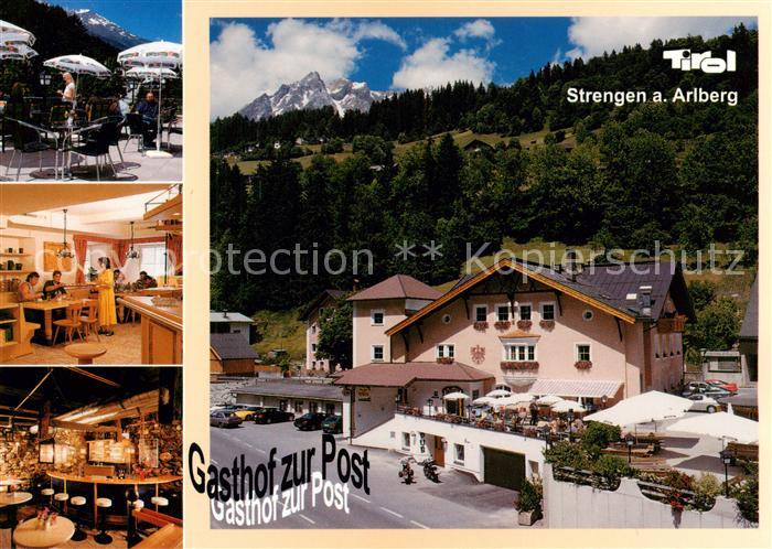 Strengen Gasthof zur Post Terrasse Gaststube Bar