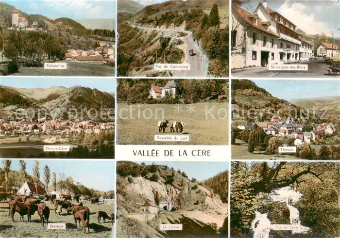 Vic-sur-Cere 15 La Vallee de la Cere Vue partielle