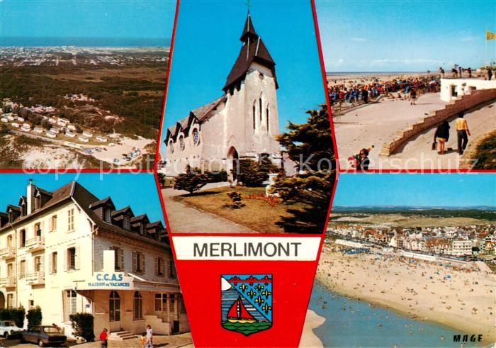 Merlimont-Plage 62 Vue aerienne sur le camp du CCAS le cam