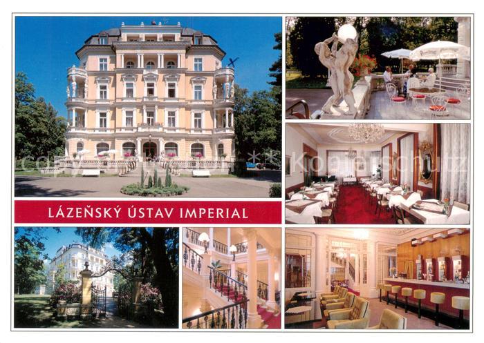 Frantiskovy Lazne Franzensbad Boehmen CZ Lazensky Ustav Imperial Terrasse Speise