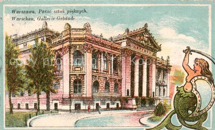 Warszawa Gallerie Gebaeude Feldpost