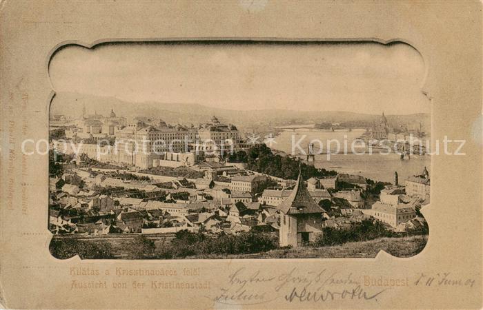 Budapest HU Blick von der Kristinenstadt
