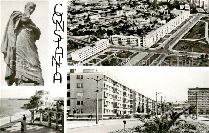 Constanta Konstanza RO Denkmal Fliegeraufnahme Wohnblocks