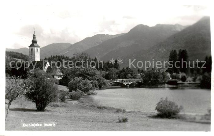 Bohinjsko Jezero Czechia Panorama Kirche