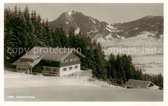 Ofterschwang Jugenderholungsstaette Sonneckhaus