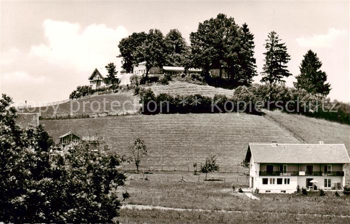 Scheidegg Allgaeu Aussichtsgaststaette Blasenberg Fuenflaenderblick Haus Sonnene