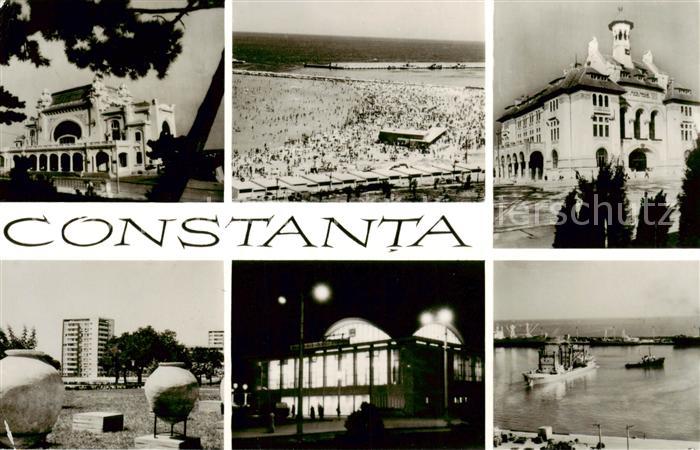 Constanta Konstanza RO Teilansichten Strand Hafen