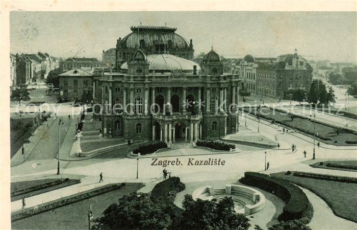 Zagreb Agram Croatia Kazaliste