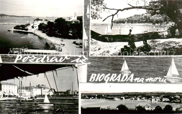Biograd na Moru Croatia Strandpartien